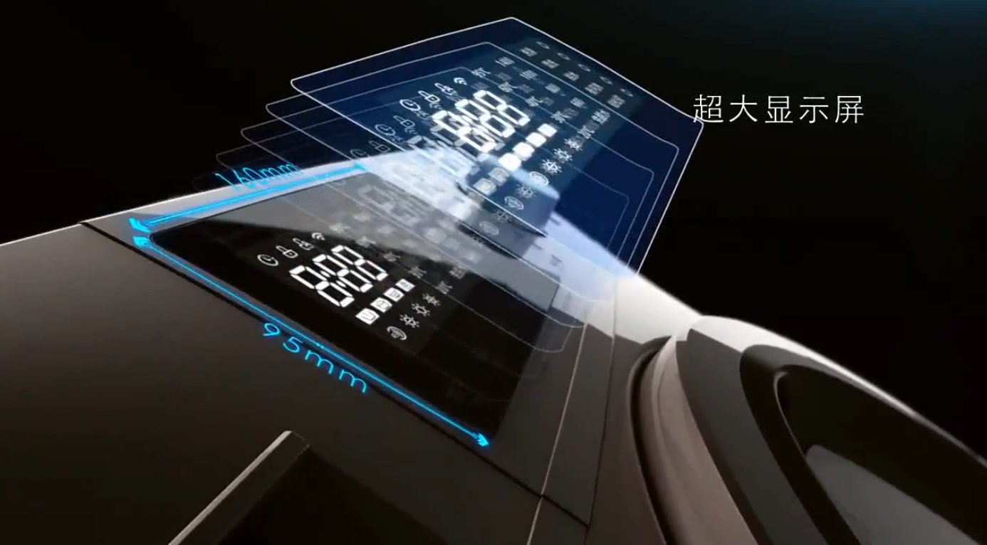 醒目科技特效配合蓝光数字标注展现超大显示屏。